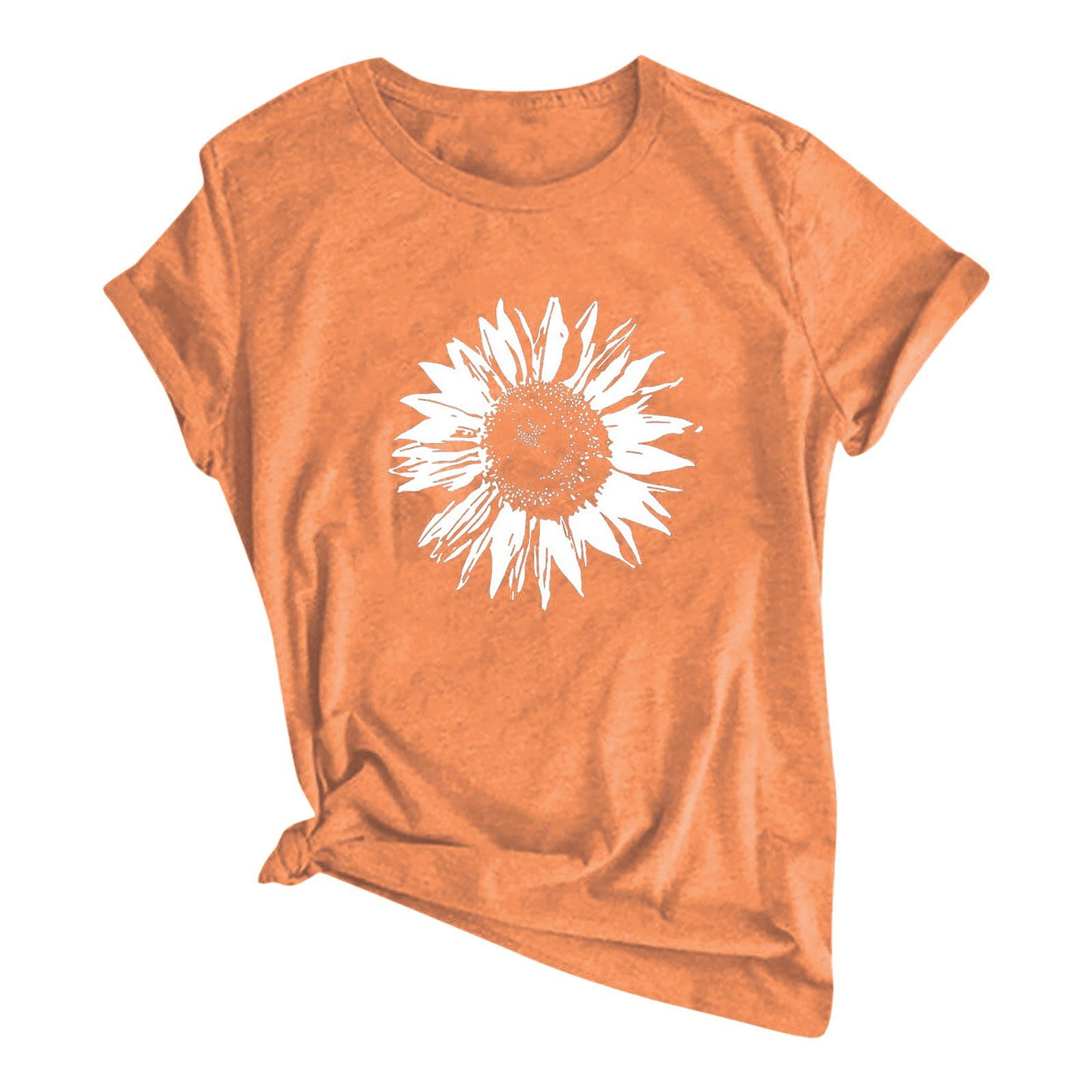cute orange graphic tees