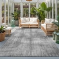 thumbnail image 2 of 8'x10' Area Rugs, Grey Black Indoor Outdoor Area Rug for Living Room Bedroom, Farmhouse Linen Texture Washable Bathroom Rugs Kitchen Floor Carpet Mats Home Decor, 2 of 8