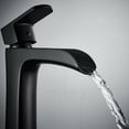 thumbnail image 3 of Zovajonia Matte Black Tall Bathroom Vessel Sink Faucet Single Handle Hole Waterfall Vanity Basin Mixer, 3 of 11