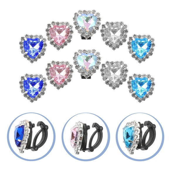 WHAMVOX 12 Pcs Shoe Lace Clip Shoelace Clips Charms for Sneakers Gems Decoration Women's Colorful