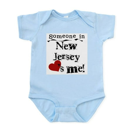 

CafePress - Someone In New Jersey Infant Bodysuit - Baby Light Bodysuit Size Newborn - 24 Months