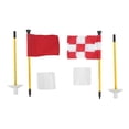 thumbnail image 2 of Golf Pin Flag Hole Cup Set for Mini Putting Green Flagstick Yard Practice Supplies Portable 2 Section Detachable Red, 2 of 6