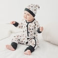 thumbnail image 6 of DHFJKG Baby Boys Girls Jumpsuit Lightweight Winter Clothes Newborn Long Sleeve Crewneck Zipper Romper For 0-24 Months Cute One-Pieces, 6 of 9