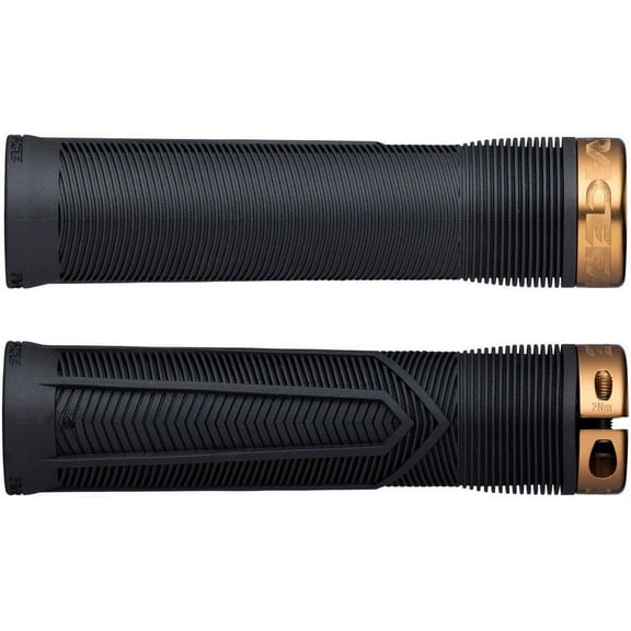 Race Face Chester Lock-On Grips, 31mm, Black/Kash Money