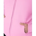 thumbnail image 3 of Hanes EcoSmart Women's Full-Zip Fleece Hoodie Spirited Pink XL, 3 of 4