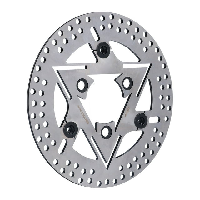 Disco de freno, discos de freno de motocicleta de 220 mm/8,7 pulgadas Rotor de disco de freno Disco de freno de motocicleta Resistente y duradero