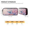 thumbnail image 5 of ZUXONGSY Cherry Blossom Butterfly Print 3Pcs School Backpack Set for Boys Girls Teen Shoulder Bag + Lunch Box + Pencil Case Schoolbags Book Bag Travel Casual Daypack with Zipper Pocket, 5 of 6