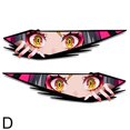 thumbnail image 2 of Pegatinas antiarañazos para bicicleta, coche eléctrico, diseño bidimensional de chica anime, con personalidad, reflectantes láser, con ojos geniales., 2 of 2