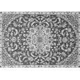 thumbnail image 1 of Ahgly Company Indoor Rectangle Medallion Gray Traditional Area Rugs, 5' x 8', 1 of 1