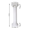 thumbnail image 3 of Efavormart 4 Pack 36" Tall White PVC Height Adjustable Empirical Roman Inspired Pedestal Column Plant Stand, 3 of 7
