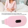 thumbnail image 3 of Menstrual Heating Pad, Vibration Massage Electric Menstrual Heating Pad  For Home ,White, 3 of 8