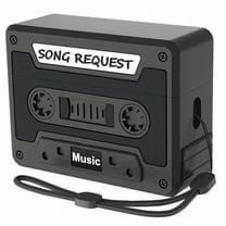 GJX Case Cover Fits for Airpods Pro 2,Elastic Silicone Case for Airpod Pro,Retro Tape Shape Protective Case for Airpods Pro 2,Style1