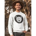 thumbnail image 2 of Bear Head Design. Sweatshirt Men -Image by Shutterstock, Male 5X-Large, 2 of 4