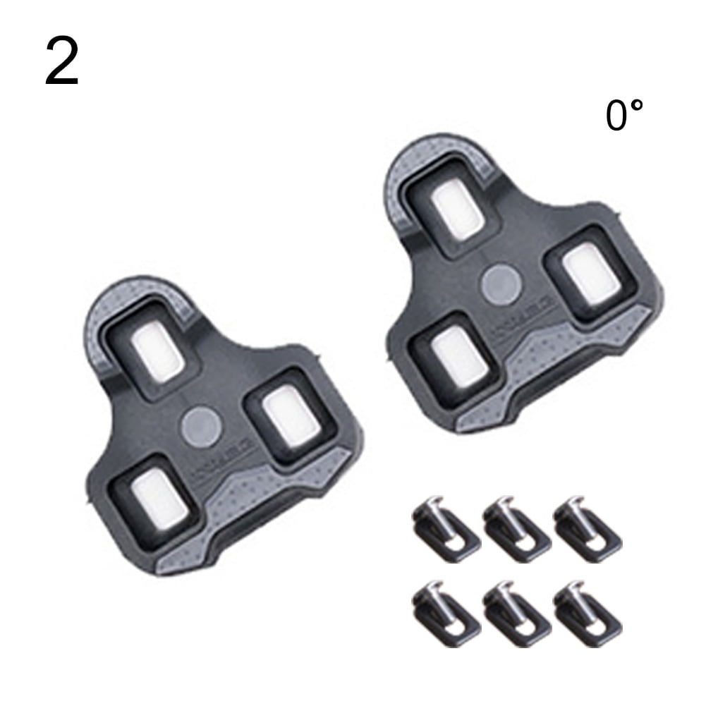 Pedals with Cleat Shentesel Road Bike Bicycle Carbon Fiber Cycling Anti-Slip Pedals Cleats for Look Keo 