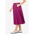 thumbnail image 3 of Woman Within Plus Size Petite 7-Day Knit A-Line Skirt, 3 of 5