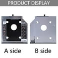 thumbnail image 3 of Acahhotxx Hard Drive Caddy, 2nd Hard for ThinkpadT420 T430 T510 T520 T530 W510 W520 W530, Laptop DVDROM Optical Modulars Bay, 3 of 3