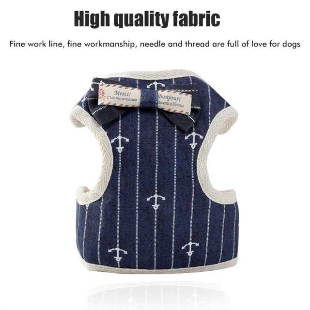 Conjunto de arnés para perros, chaleco para Gato, arnés con lazo, correa suave y encantadora para el pecho para mascotas