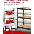 thumbnail image 6 of Heavy Duty Garage Shelving Units,3-Tier Adjustable Storage Shelves,36X24X36in,Loads 1320 LBS,Adjustable Garage Storage Shelving, Metal Storage Utility Racks Shelf Unit, 6 of 9