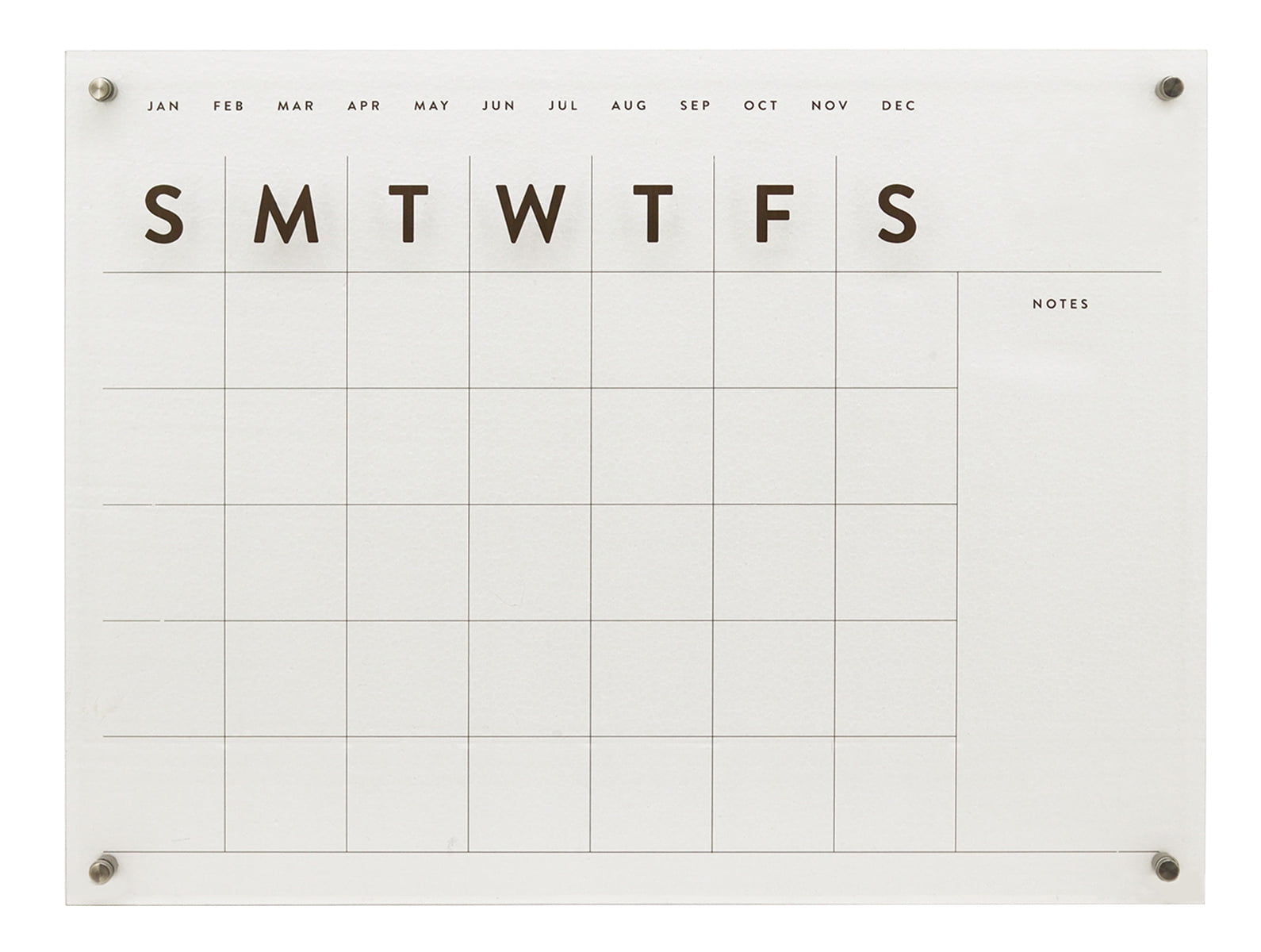 Parisloft Reusable Acrylic Calendar for Wall Clear Acrylic Monthly Parisloft Reusable Acrylic Calendar for Wall Clear Acrylic Monthly