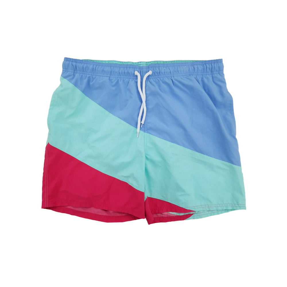 AriZona - Mens Light Blue Aqua Hot Pink Tropical Board Shorts Swim ...