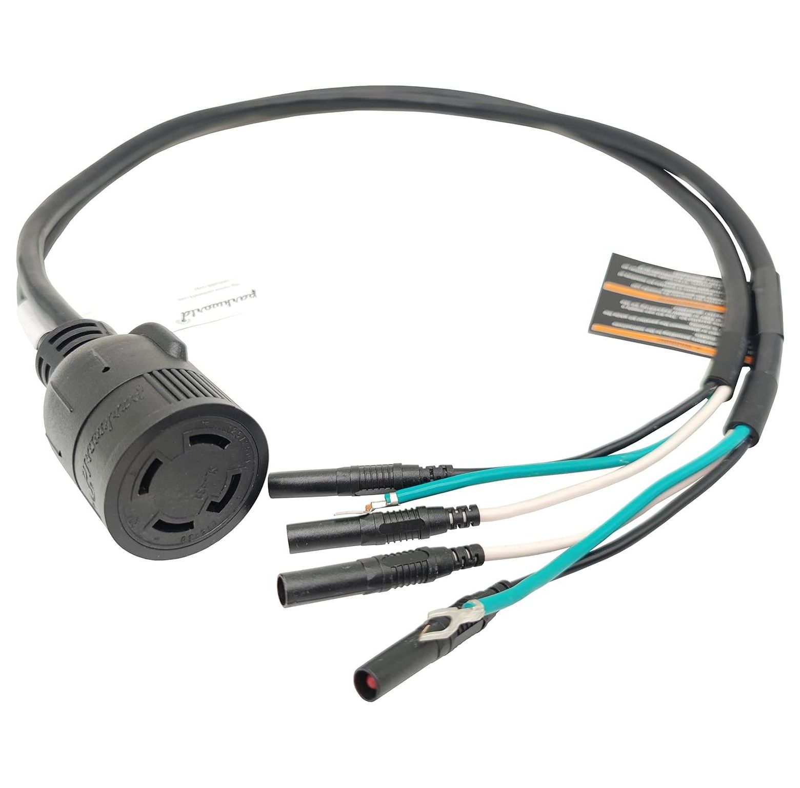 HYYYYH 63609 Inverter Generator Parallel Kit Terminals with Cable to 30A L14-30R Female, 120V, 30A, 3FT