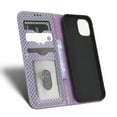 thumbnail image 4 of Nalacover for iPhone 15 Plus Wallet Case, 360 Protection Premium Leather Anti-Scratch Magnetic Closure Flip Kickstand Credit Card Slots For iPhone 15 Plus, Purple, 4 of 7