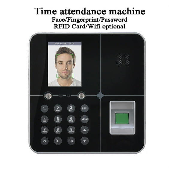 Wifi Face Fingerprint Time Attendance Machine Access Control USB Computer Software Employee Track Departure Time Recorder ,Easy to Use