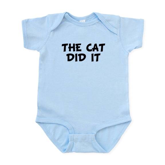CafePress - The Cat Did It Body Suit - Baby Light Bodysuit, Size Newborn - 24 Months