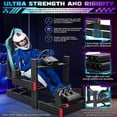 thumbnail image 7 of Racing Simulator Cockpit Stand with Elite Series Racing Seats for Logitech/Thrustmaster/Fanatec G29 G920 G923 T80 T300,djustable Steering Wheel Stand,Not Included Wheel,Pedals & Shifter, 7 of 7
