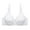White, variant on Bras for Women Plus Size Lace Backless Ultra-thin Bra Wirefree Compression Bras High Lift Close Breast Super Breathable Augmentation Underwear Super Breathable Soild Everyday Bra