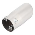 thumbnail image 3 of 68mm Universal Bevel Exhaust Tip Pipe Rear Tail Throat Car Modification, 3 of 5