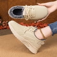 thumbnail image 6 of Willtoo Women's Warm Winter Shoes Walking Tennis Running Casual Athletic Non Slip Sneakers Fleece Lining Comfortable Sports Snow Orthopedic Boots, 6 of 6