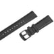 thumbnail image 3 of Rápido Desenganche  Auténtico Cuero Reloj Banda 22mm Ancho Flor Vaca Cuero Reloj Correa para Hombres y Mujeres, Negro y Negro, 3 of 8