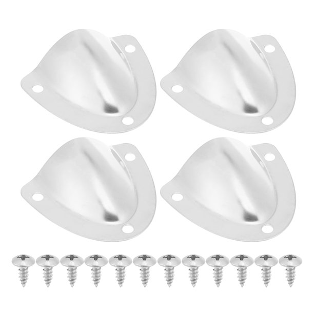 4pcs 45x40mm Boat Wire Cover 316 Stainless Steel Yacht Transducer Cable