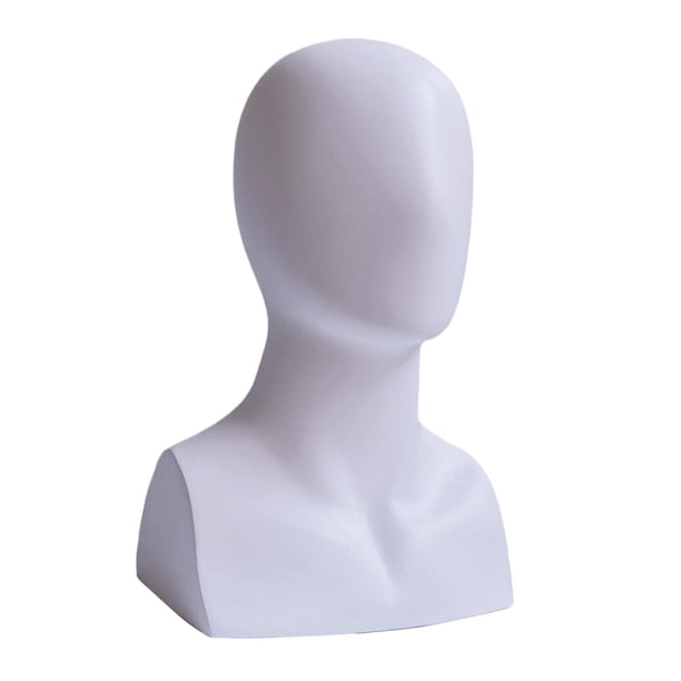 Modelo de cabeza de maniquí, estante portátil, modelo de exhibición de cabello para sombreros, gafas