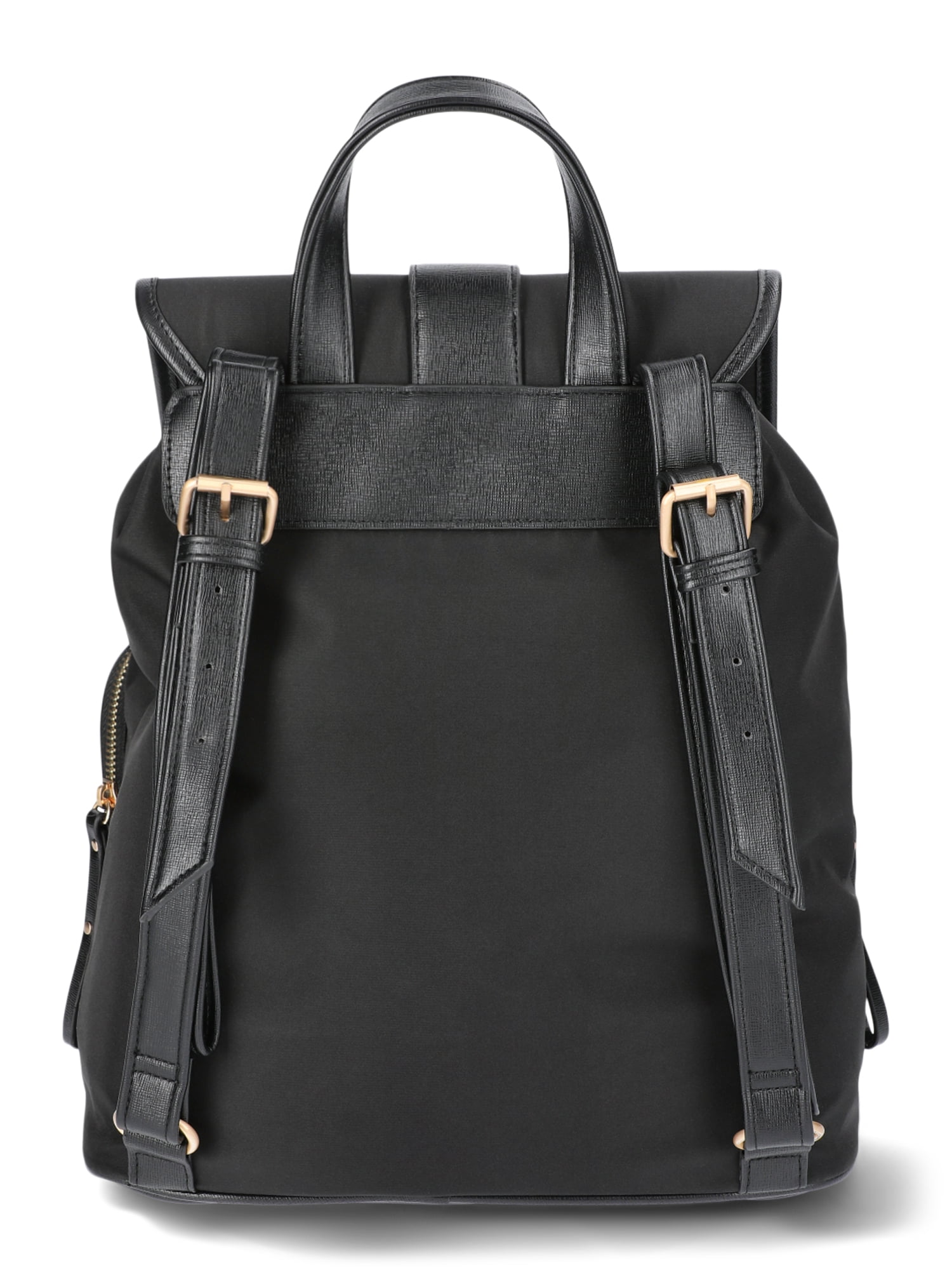 Time and Tru Women's Jessa Backpack, Black, 6.3