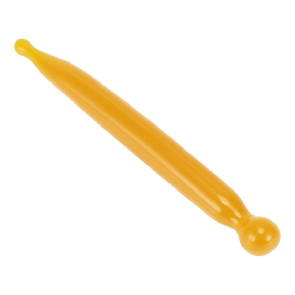 1 Pc Women's Durable Facial Roller for Beauty Parlor Vacation Bathing Yellow Resin Beeswax