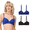 DARK BLUE/BLACK, variant on . Women's Micro and Lace Underwire T-Shirt Bra with Adjustable Straps, 2-Pack, Sizes 34B-40DD