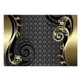 thumbnail image 3 of Tiptophomedecor Glam Wallpaper Wall Mural - Golden Curtain, 3 of 4