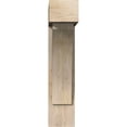 thumbnail image 2 of Ekena Millwork 7 1/2"W x 26"D x 34"H Thorton Block Smooth Bracket w/ Offset Brace, Douglas Fir, 2 of 25