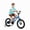 Blue, variant on Montasen 14 Inch Kids Bike with Training Wheels Hand Brake Coaster Brake BMX Style Bicycle, Pink