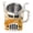 Yellow, variant on Tizuqe Semi Trailer Truck Shape Resin Coffee Mug 12.34oz Decorative Cup for Kitchen