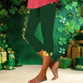 thumbnail image 3 of Leggings Capri para Mujeres Yoga Capri Medias Impresión Del Día de San Patricio, Pantalones Casuales de Cintura Alta para el Gimnasio, 3 of 5