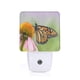 thumbnail image 1 of Balery A monarch butterfly Luz Nocturna LED con Sensor Automático, Enchufe con Sensor Crepuscular, Luz Suave de 0.5W para Dormitorio, Pasillo, Baño-UK, 1 of 7