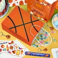 thumbnail image 4 of Basketball Party Favors,122pcs Basketball Themed Birthday Party Favors - Basketball Party Keychain Gift Bags Slap Bracelets Sticker etc Basketball Goodie Bags Stuffers for Basketball Party Decoration, 4 of 8