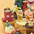 thumbnail image 3 of Decoración navideña japonesa Zakka, estantería, decoración, escena, coleccionable, decoración del hogar, artesanía de resina, adornos en miniatura japoneses, 3 of 5