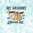 thumbnail image 4 of Inktastic My Grammy Loves Me with Sloth and Hearts Boys or Girls Baby Bodysuit, 4 of 5