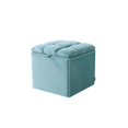 thumbnail image 1 of Brika Home Storage Ottoman in Arctic Blue, 1 of 8