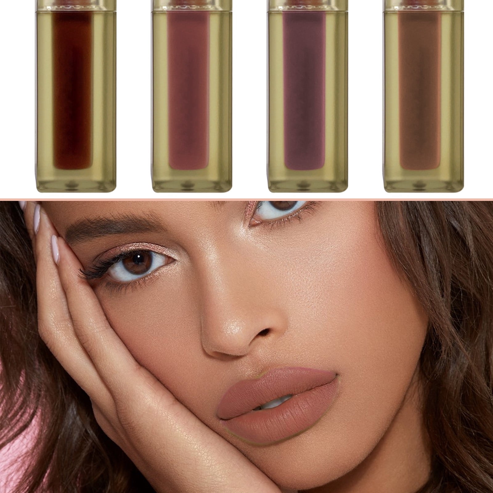 Lip Gloss with Glitter for Girls Butter Gloss Korean Lip Gloss Tint Lip Gloss Roll on Pack Rainbow Lipstick Lip Tint Long Lasting Lip Gloss Color Clear Lip Gloss Plumper Lip Bar Natural Makeup Teen