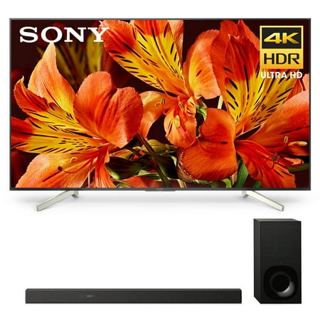 Sony XBR-85X850F 85" BRAVIA 4K Ultra HD HDR Smart TV and HT-Z9F 3.1-Channel Dolby Atmos Soundbar with Subwoofer